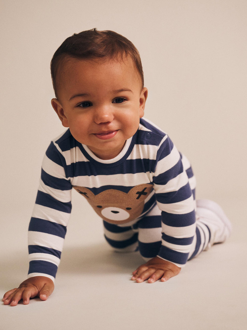 Huxbaby Stripe Huxbear Romper