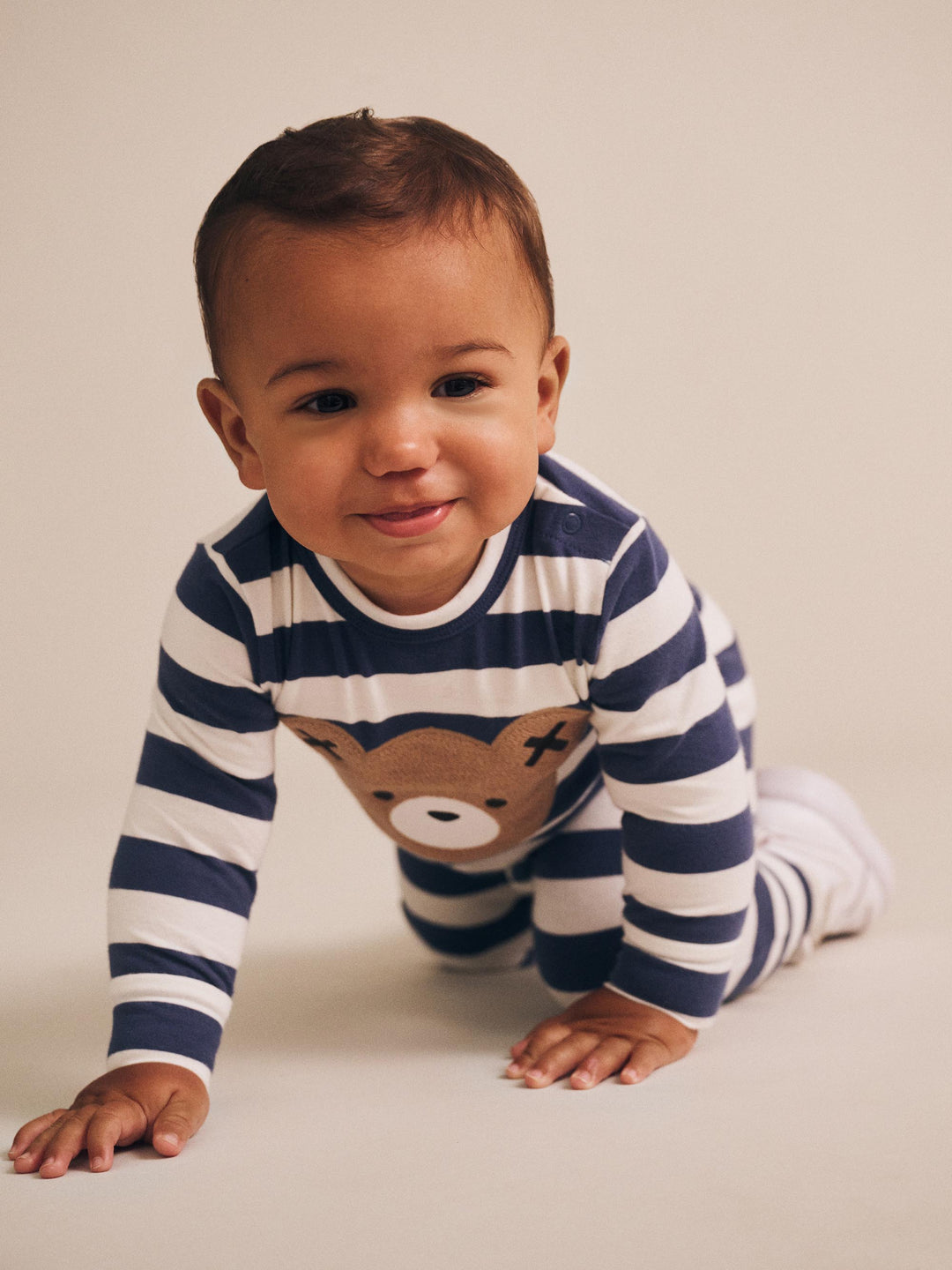 Huxbaby Stripe Huxbear Romper