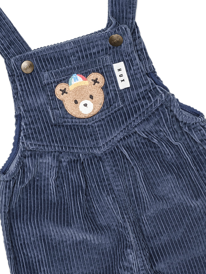 Huxbaby Midnight Cord Overalls