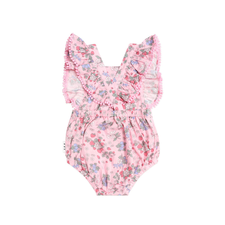 Huxbaby Strawberry Garden Playsuit