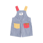 Huxbaby Classic Stripe Short Overalls