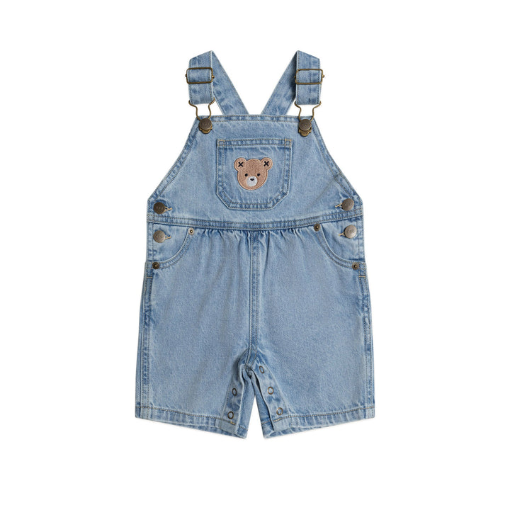 Huxbaby Dreamy Denim Short Overalls