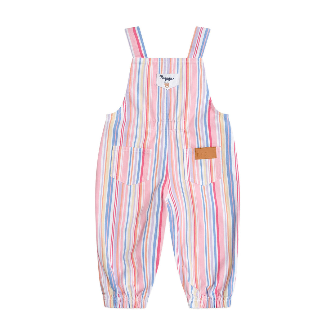 Huxbaby Pastel Stripe Overalls