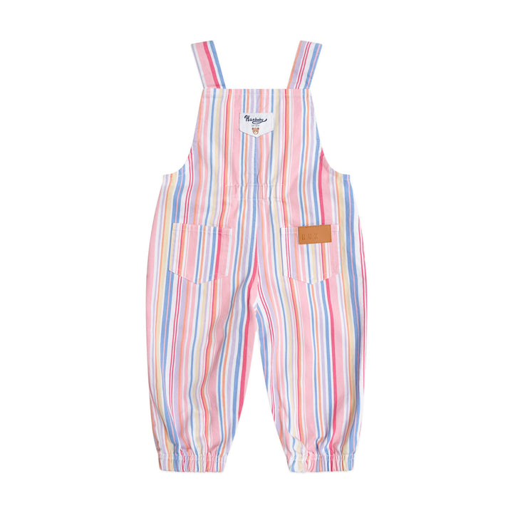 Huxbaby Pastel Stripe Overalls