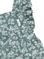 Peek A Boo Bunny Frill Playsuit - Spruce