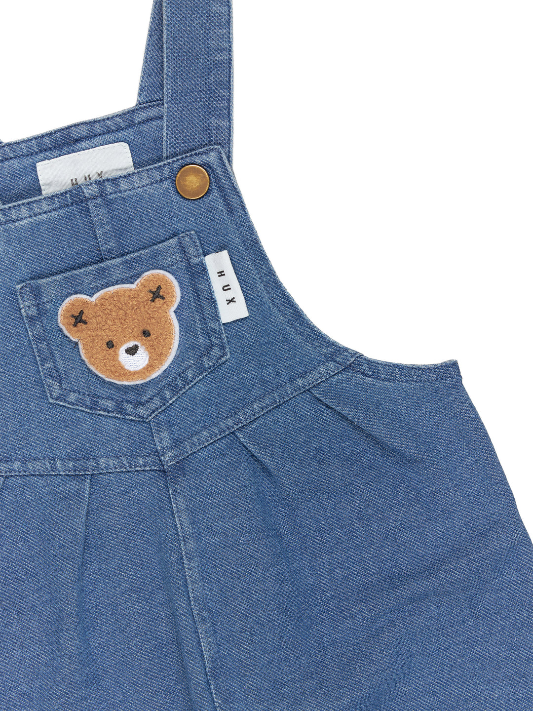 Huxbaby Huxbear Knit Denim Overalls