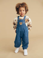 Huxbear Knit Denim Overalls