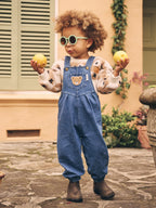 Huxbear Knit Denim Overalls
