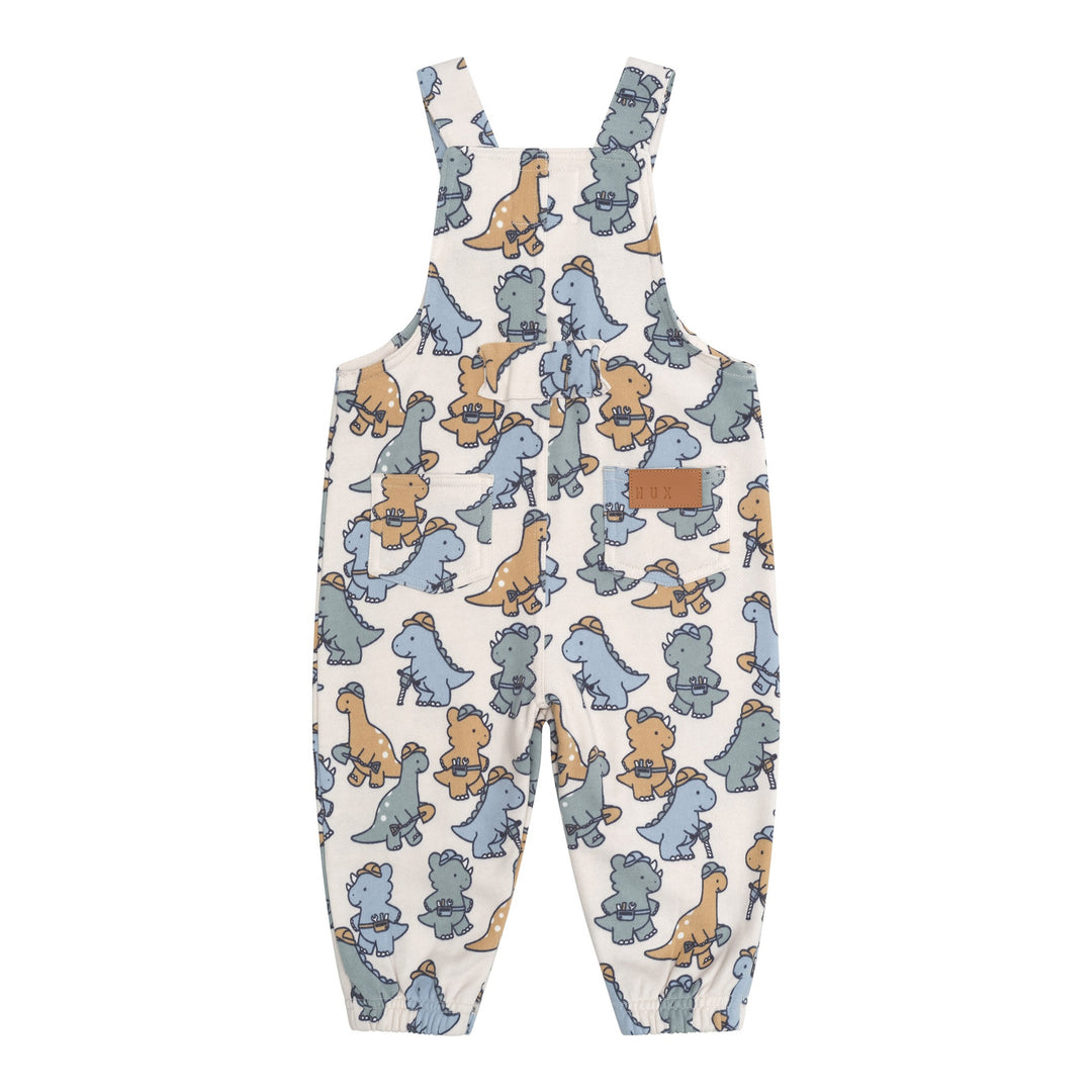 Huxbaby Construction Dinos Overall - Multi