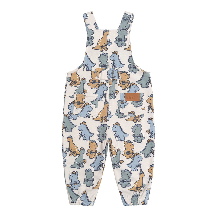Huxbaby Construction Dinos Overall - Multi