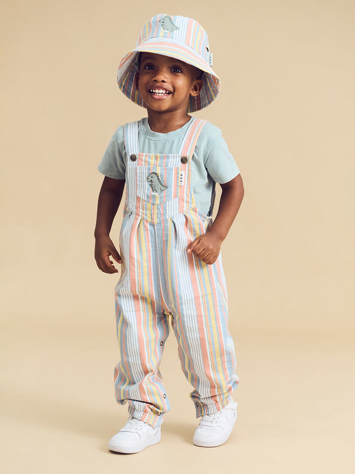 Huxbaby Vintage Stripe Overall - Multi