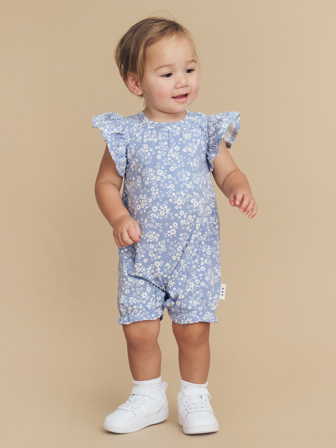 Huxbaby Floral Lake Bubble Onesie