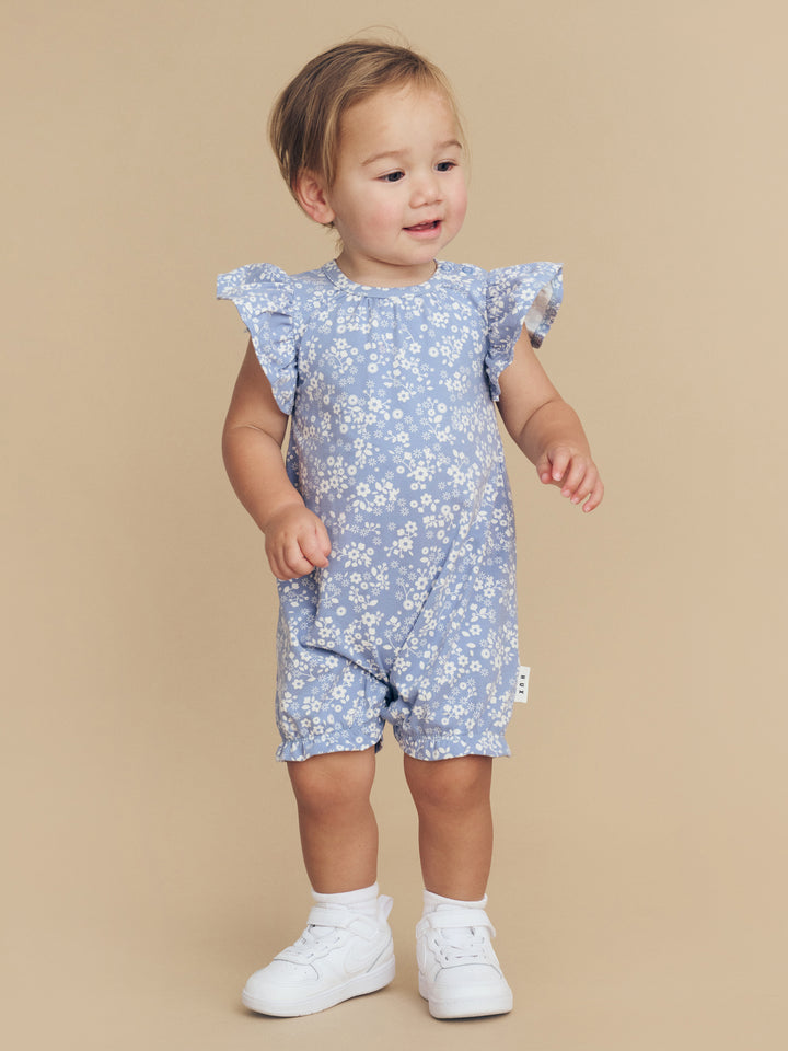 Huxbaby Floral Lake Bubble Onesie
