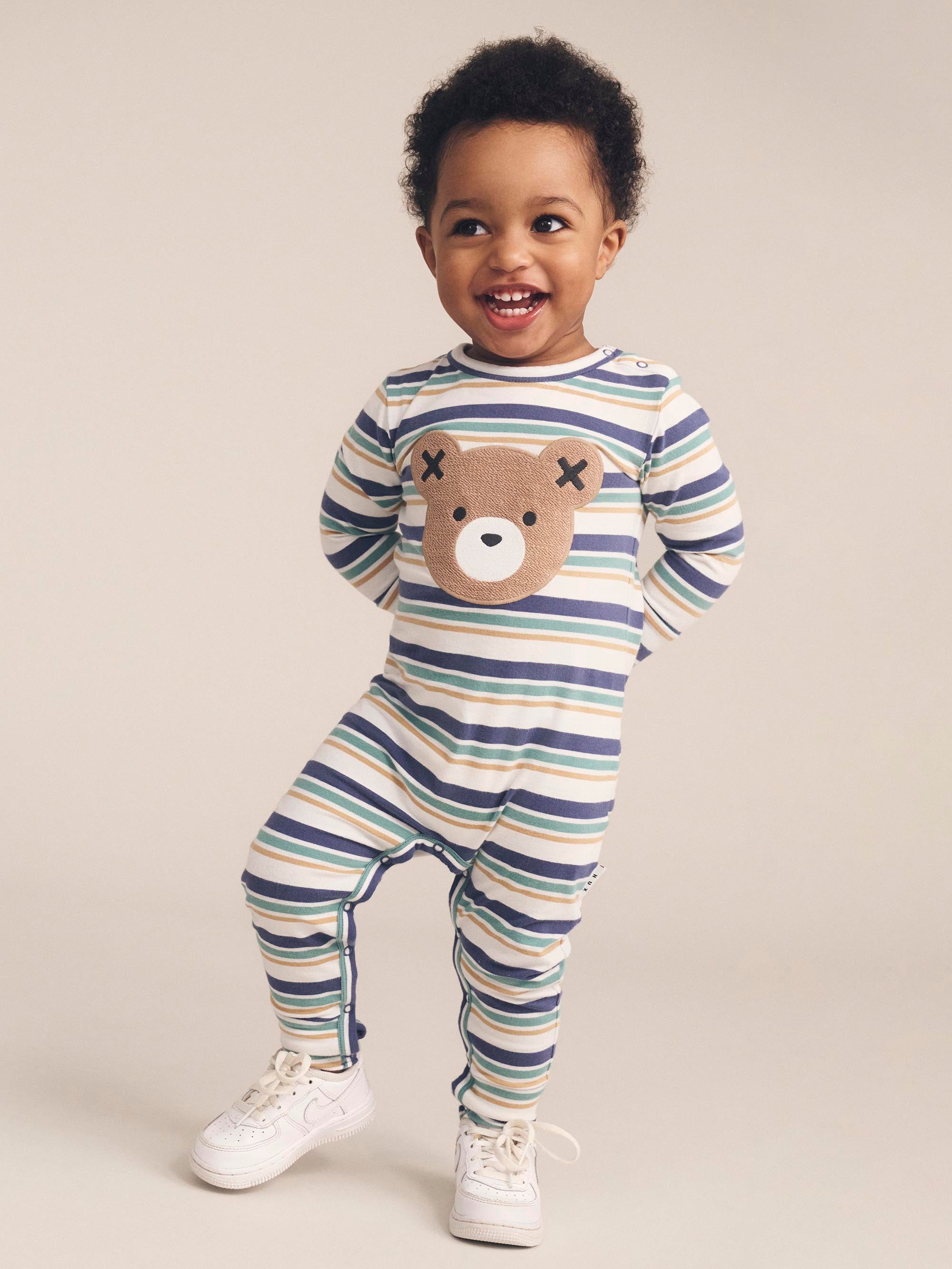 Huxbaby Multi Stripe Hux Romper