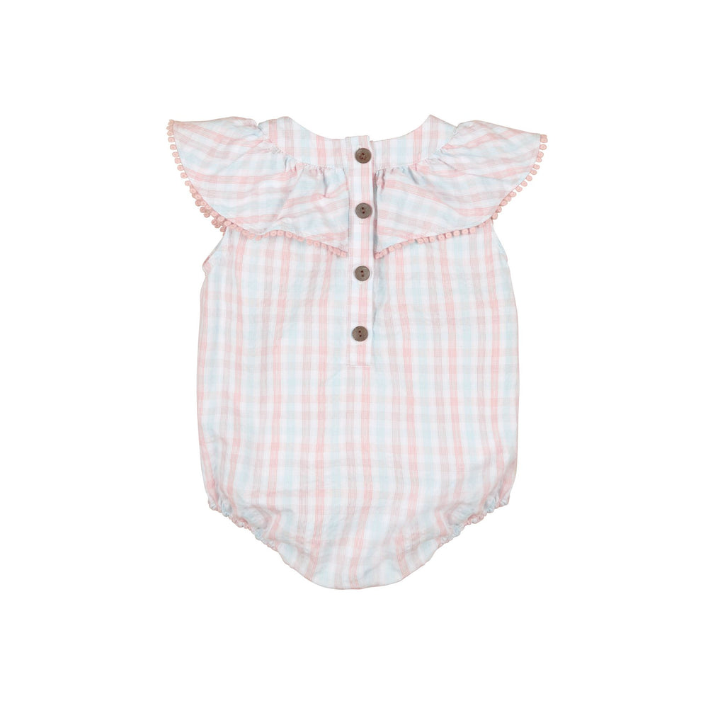 Huxbaby Jewel Check Playsuit