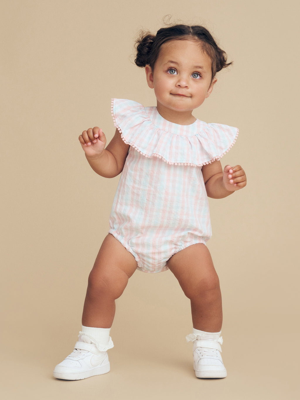 Huxbaby Jewel Check Playsuit