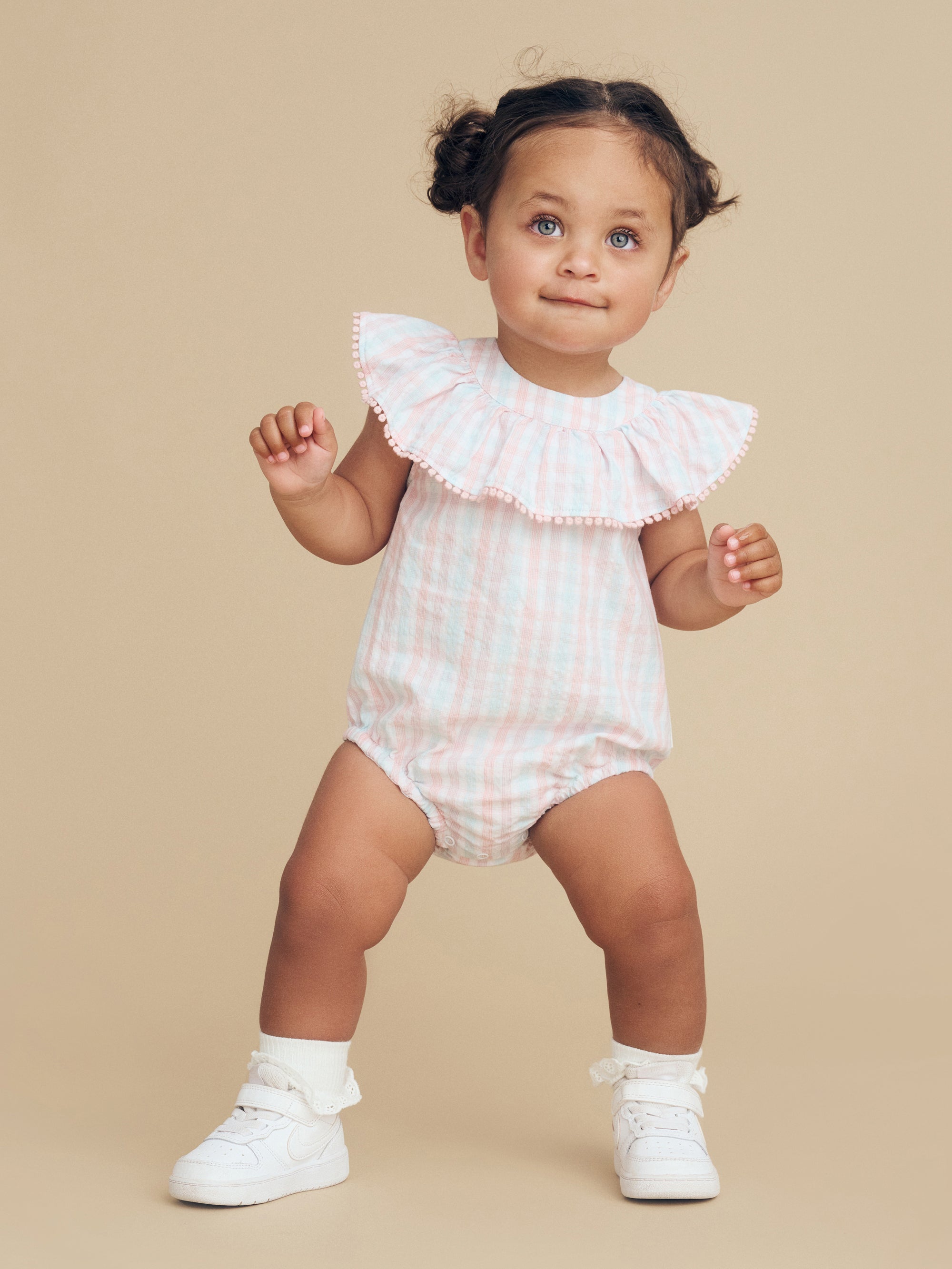 Huxbaby Jewel Check Playsuit