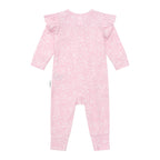Daisy Seashell Frill Romper - Lilac Mist