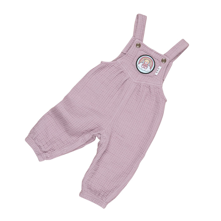 Huxbaby Waffle Overalls