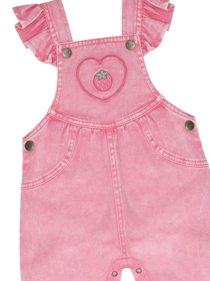 Huxbaby Berry Vintage Overall - Bubblegum