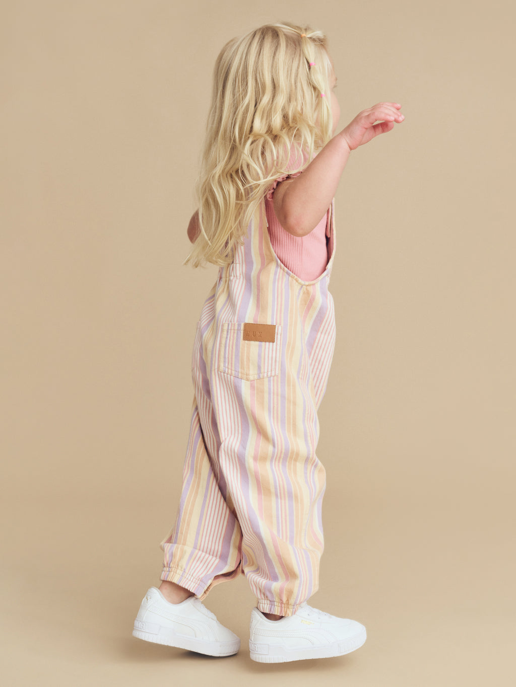 Huxbaby Overalls - Vintage Stripe