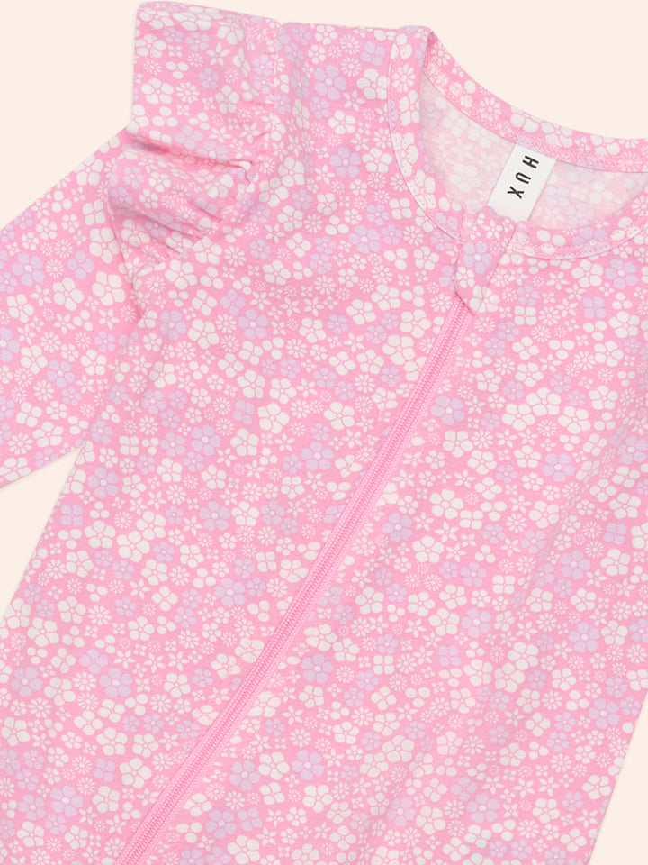 Huxbaby Ditsy Floral Frill Romper