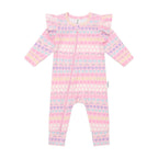 Huxbaby Emoji Rainbow Frill Romper