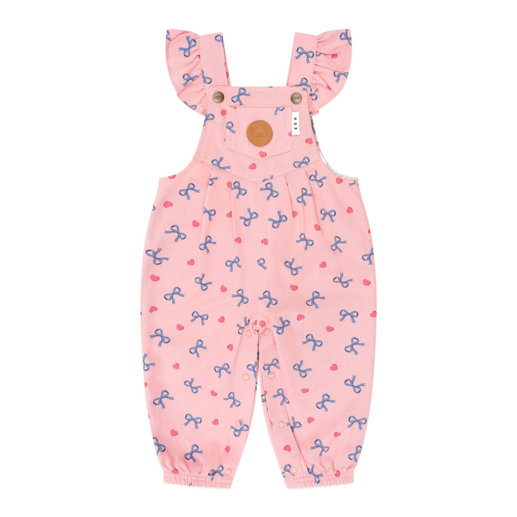Hearts And Bows Frill Overalls