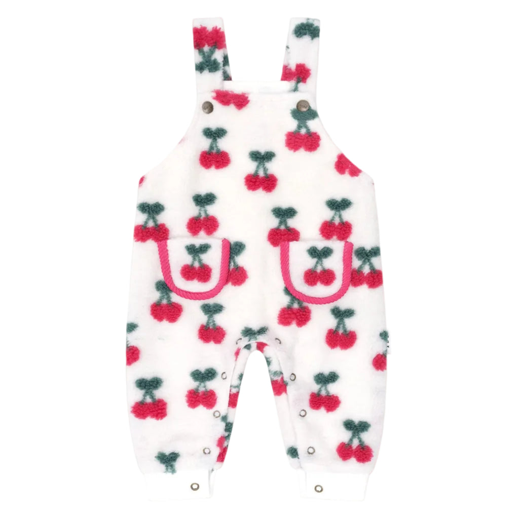 Very Cherry Sherpa Overalls