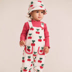 Very Cherry Sherpa Overalls