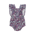 Huxbaby Midnight Flower Garden Frill Playsuit