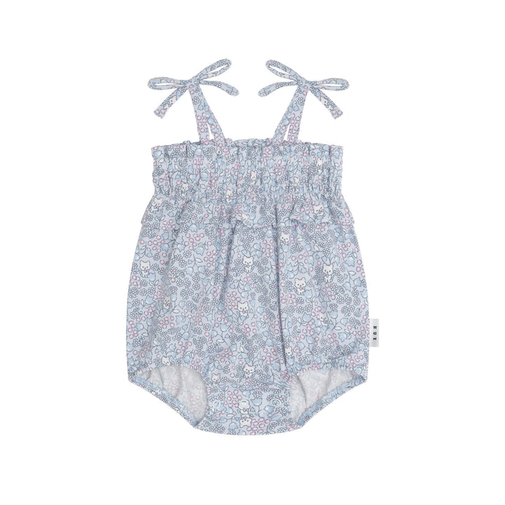 Huxbaby Bluebell Floral Bubble Onesie