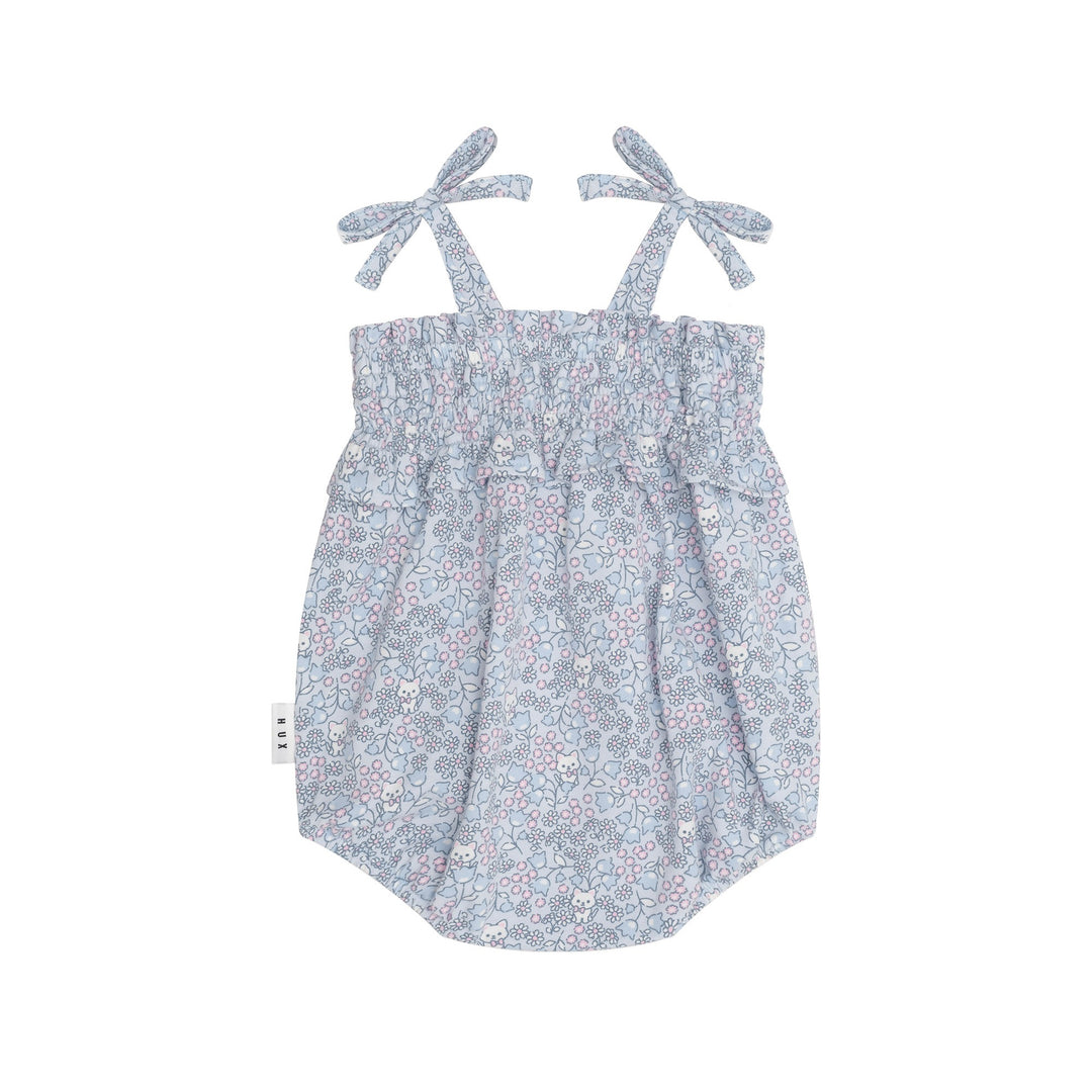 Huxbaby Bluebell Floral Bubble Onesie
