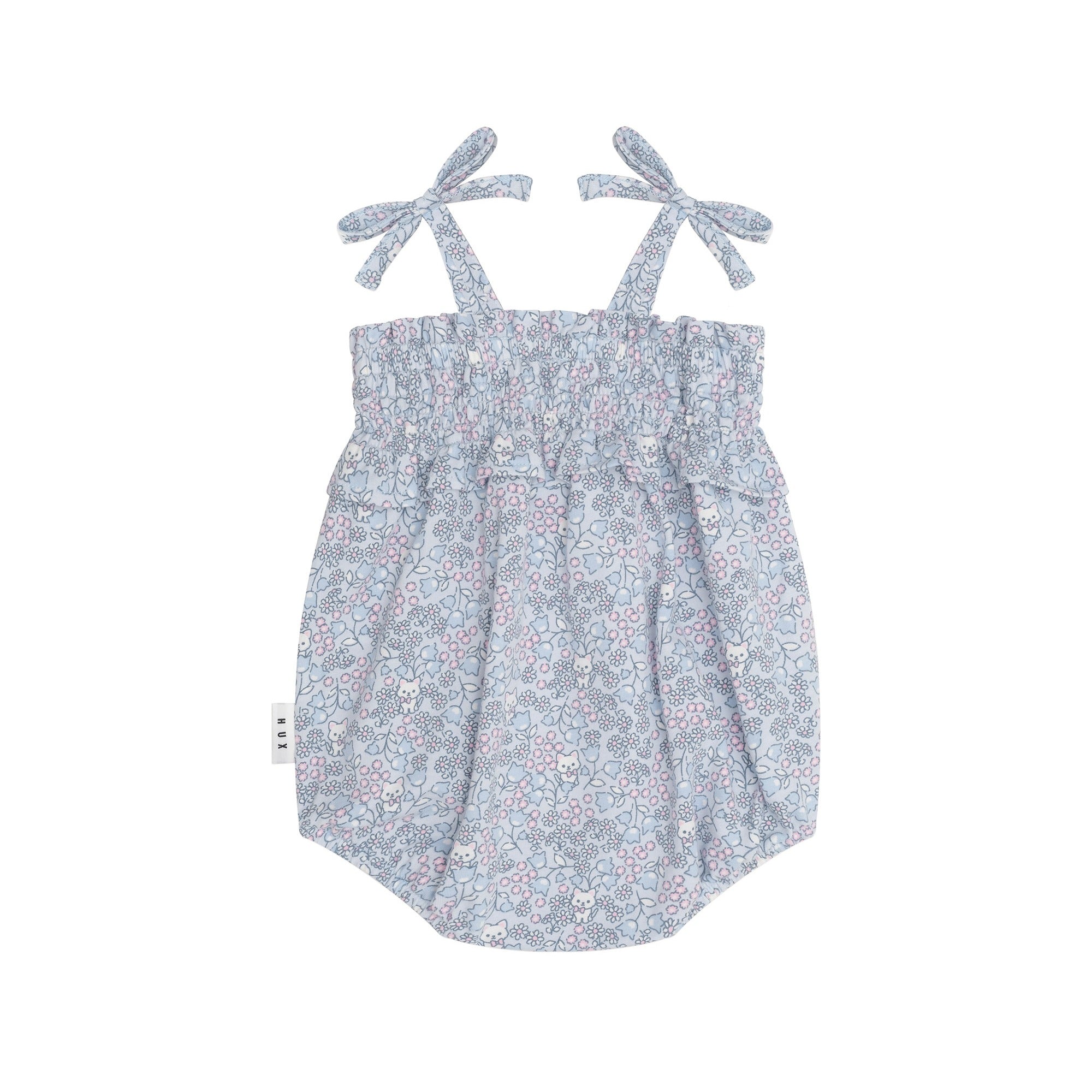 Huxbaby Bluebell Floral Bubble Onesie