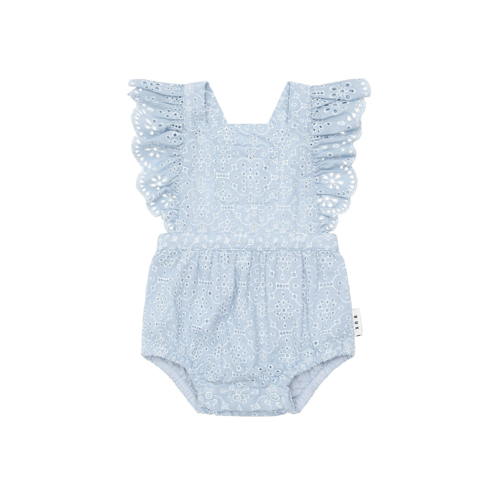 Huxbaby Broderie Frill Playsuit