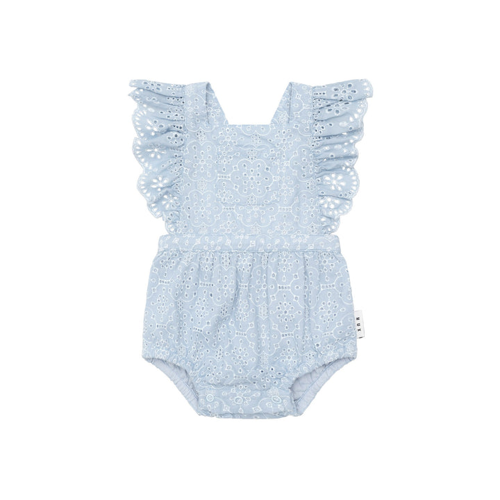 Huxbaby Broderie Frill Playsuit