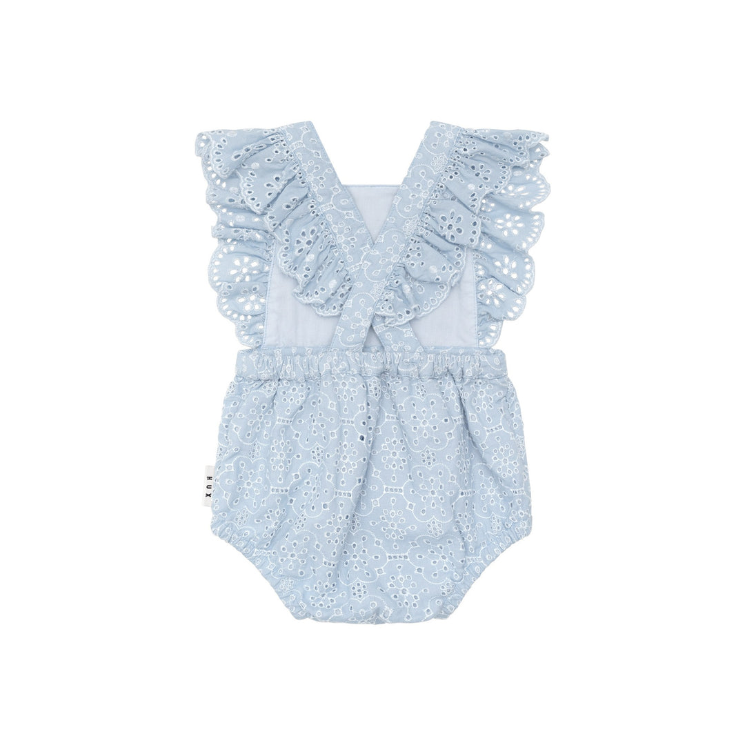 Huxbaby Broderie Frill Playsuit