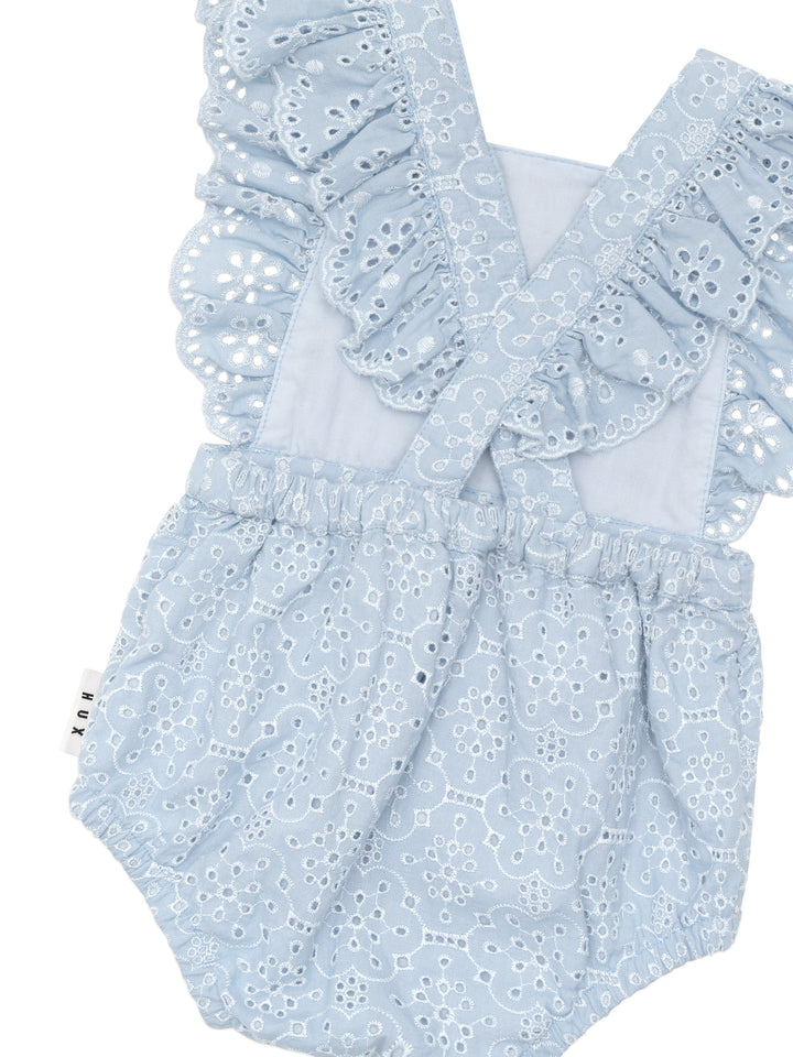Huxbaby Broderie Frill Playsuit