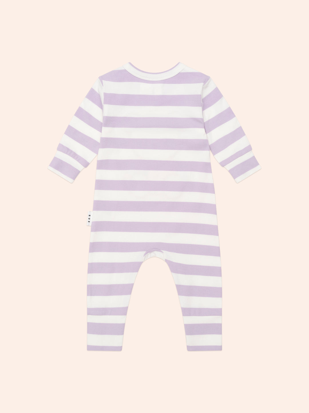 Huxbaby College Hux Orchid Stripe Romper