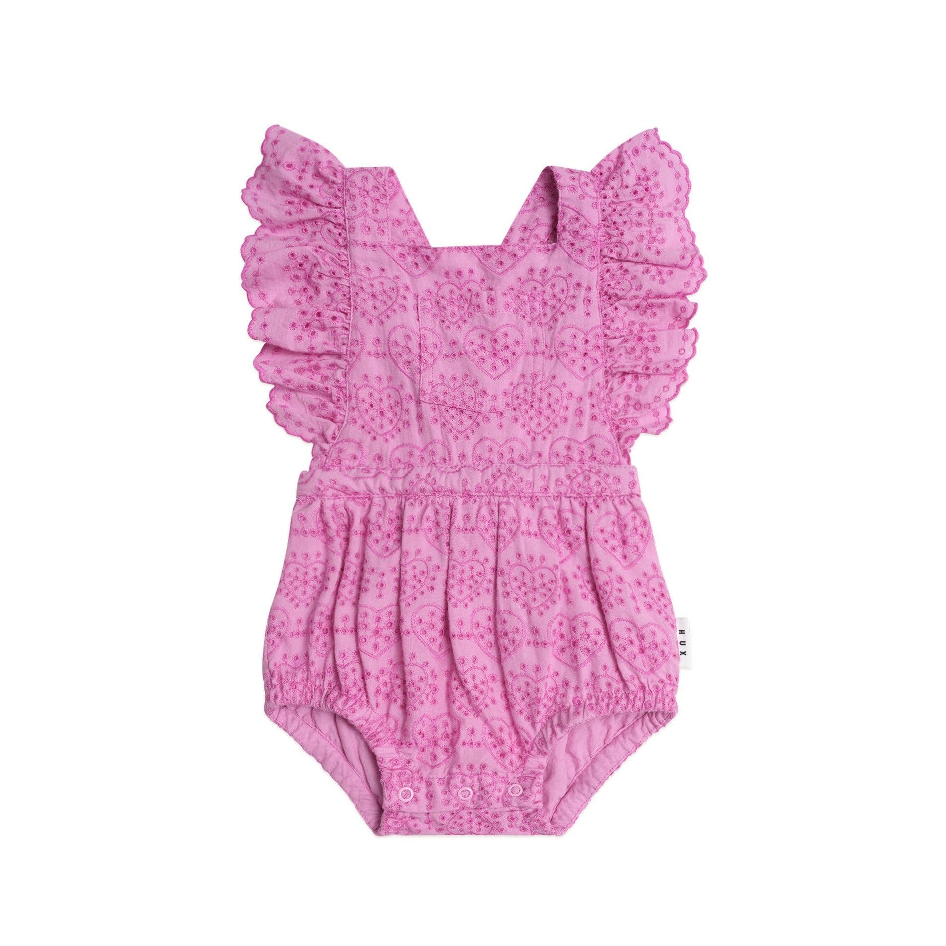 Huxbaby Frilly Broderie Playsuit