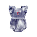 Frilly Playsuit Cherry Pie Check
