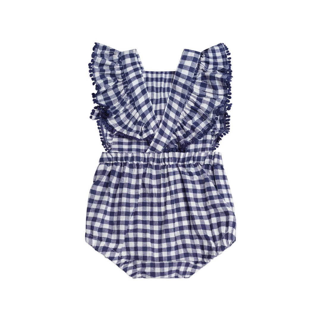 Huxbaby Frilly Playsuit Cherry Pie Check