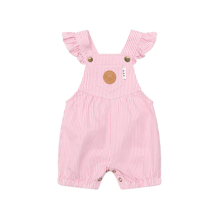 Huxbaby Candy Stripe Bubble Onesie - Bubblegum Stripe