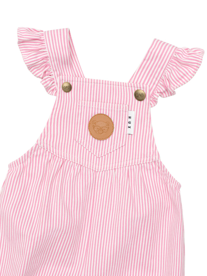 Huxbaby Candy Stripe Bubble Onesie - Bubblegum Stripe