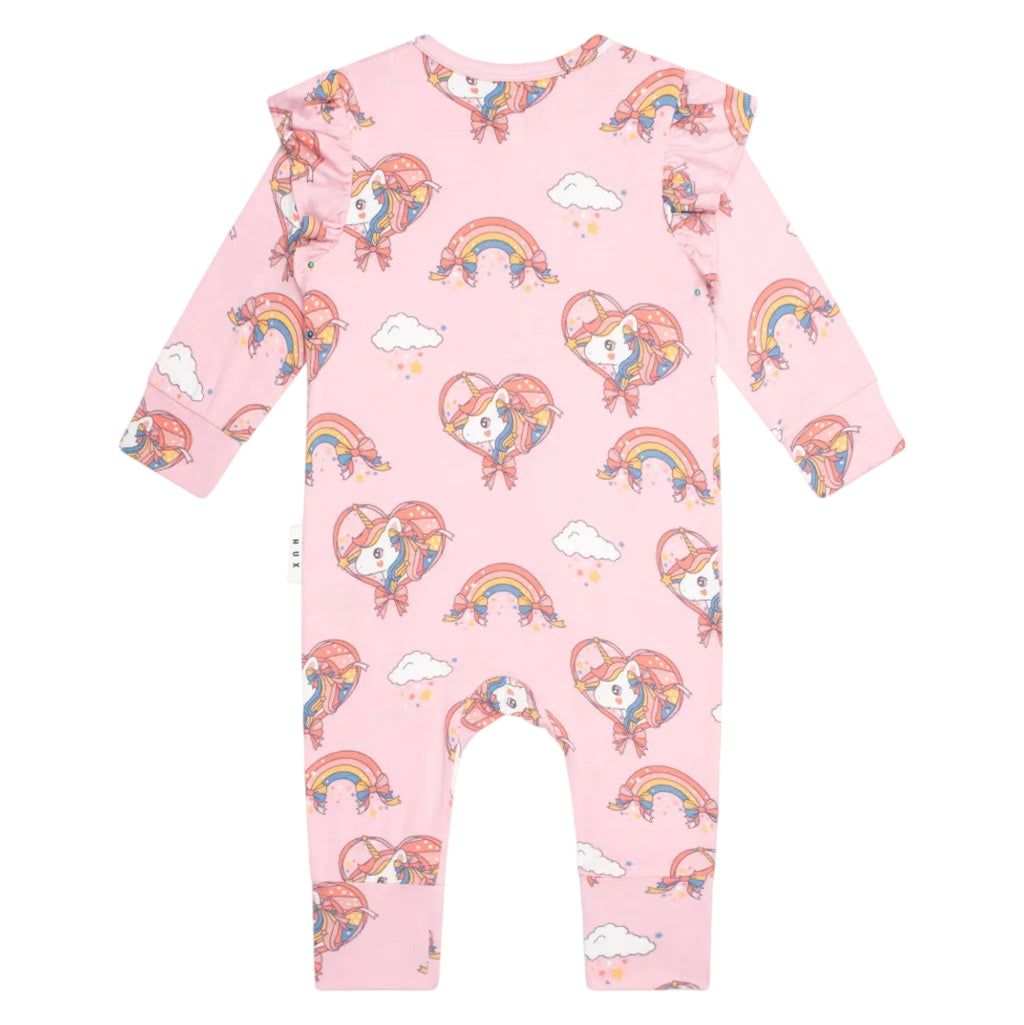 Whimsical Unicorn Zip Romper