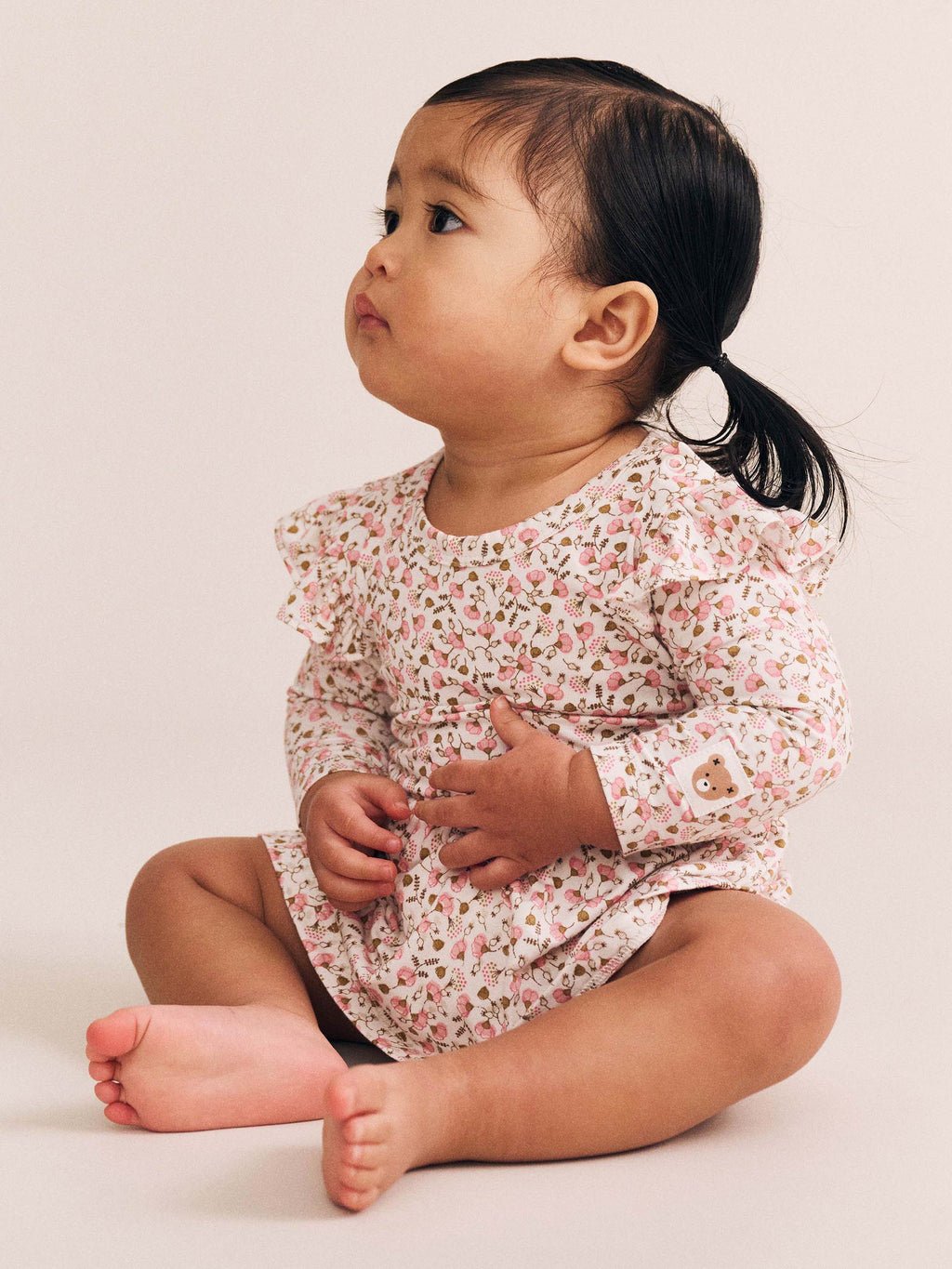 Ditsy Floral Long Sleeve Romper