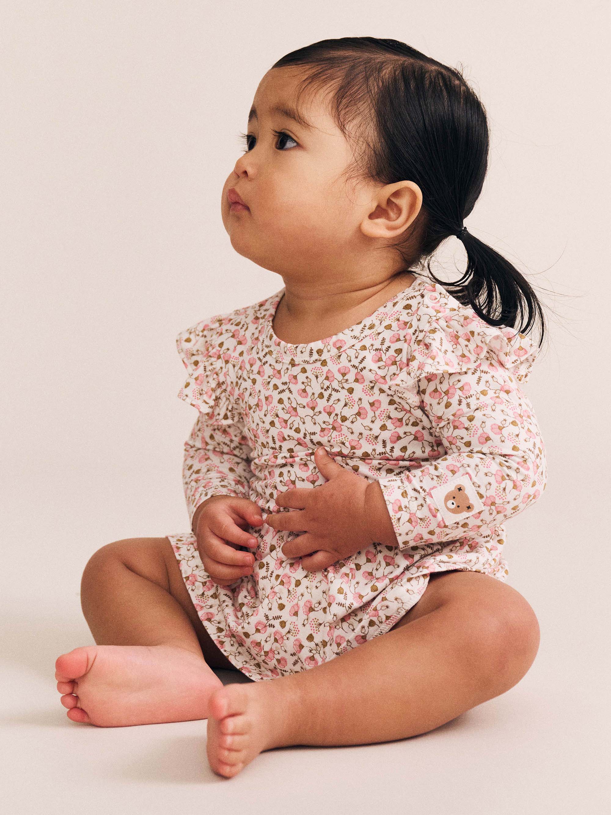 Ditsy Floral Long Sleeve Romper