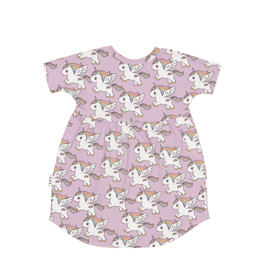 Magical Unicorn Swirl Dress - Orchid