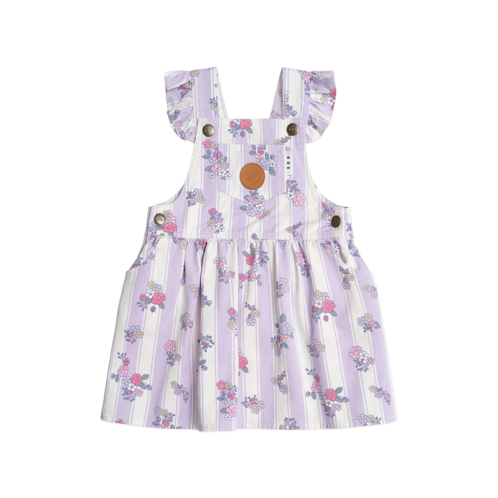 Vintage Bloom Pinafore Dress