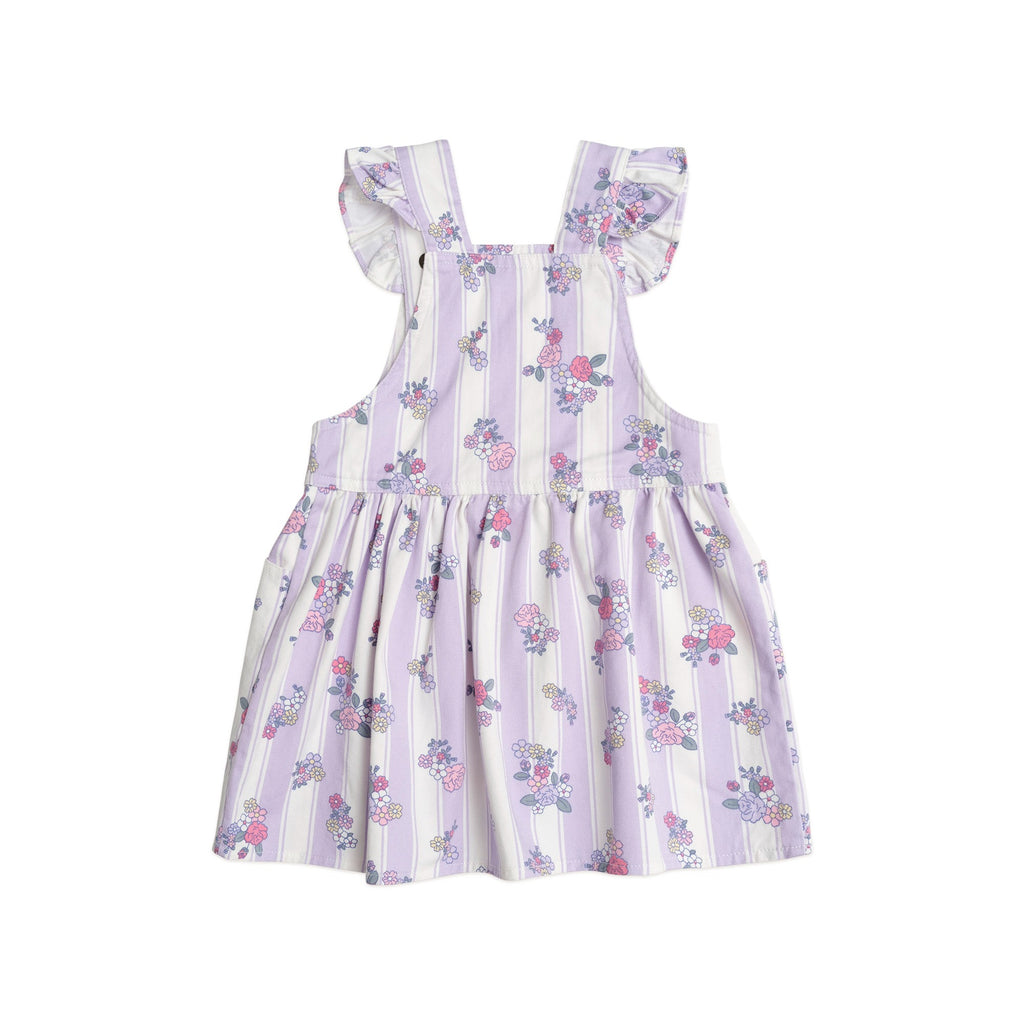 Vintage Bloom Pinafore Dress